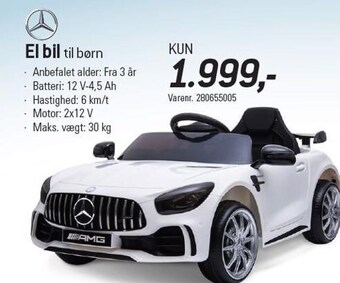 Thansen El bil til børn tilbud