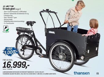 Thansen El-ladcykel tilbud