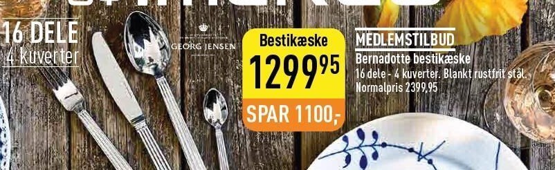 Imerco Bernadotte bestikæske tilbud