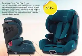 Recaro autostol tian elite prime