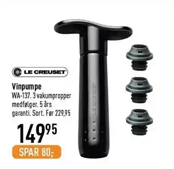 Imerco Vinpumpe tilbud