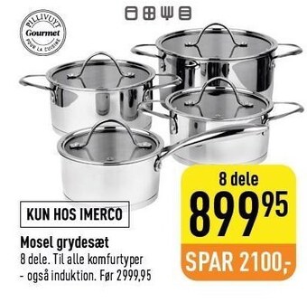 Imerco Mosel grydesæt tilbud