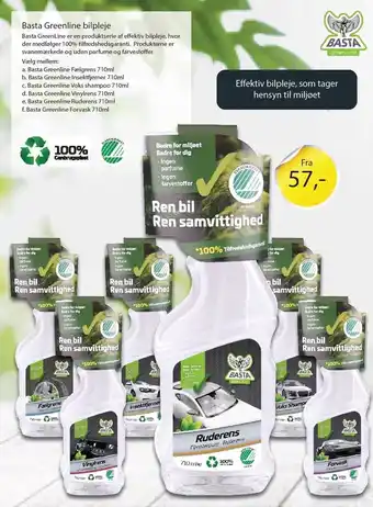 Basta greenline bilpleje