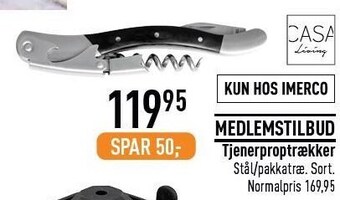 Imerco Tjenerproptrækker tilbud