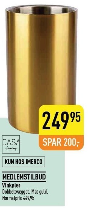 Imerco Vinkøler tilbud
