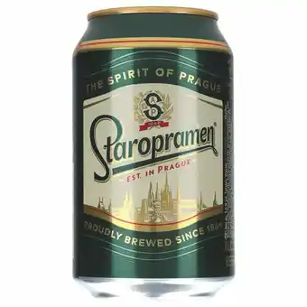 Netpris Staropramen pilsner 5% 24 x 330ml (bedst før 29.06.2023) tilbud