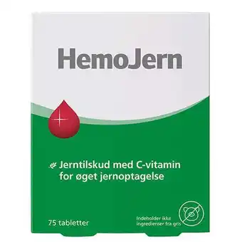 Helsemin Longo, hemo jern 75 tab tilbud