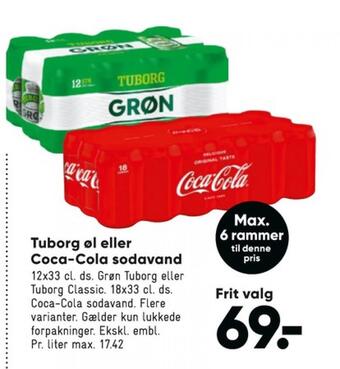 Bilka Grøn øl tilbud