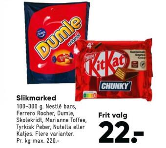 Rocher dessertchokolade