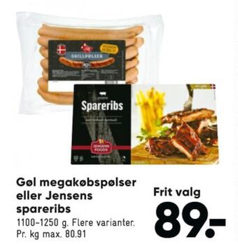 Gøl grillpølser