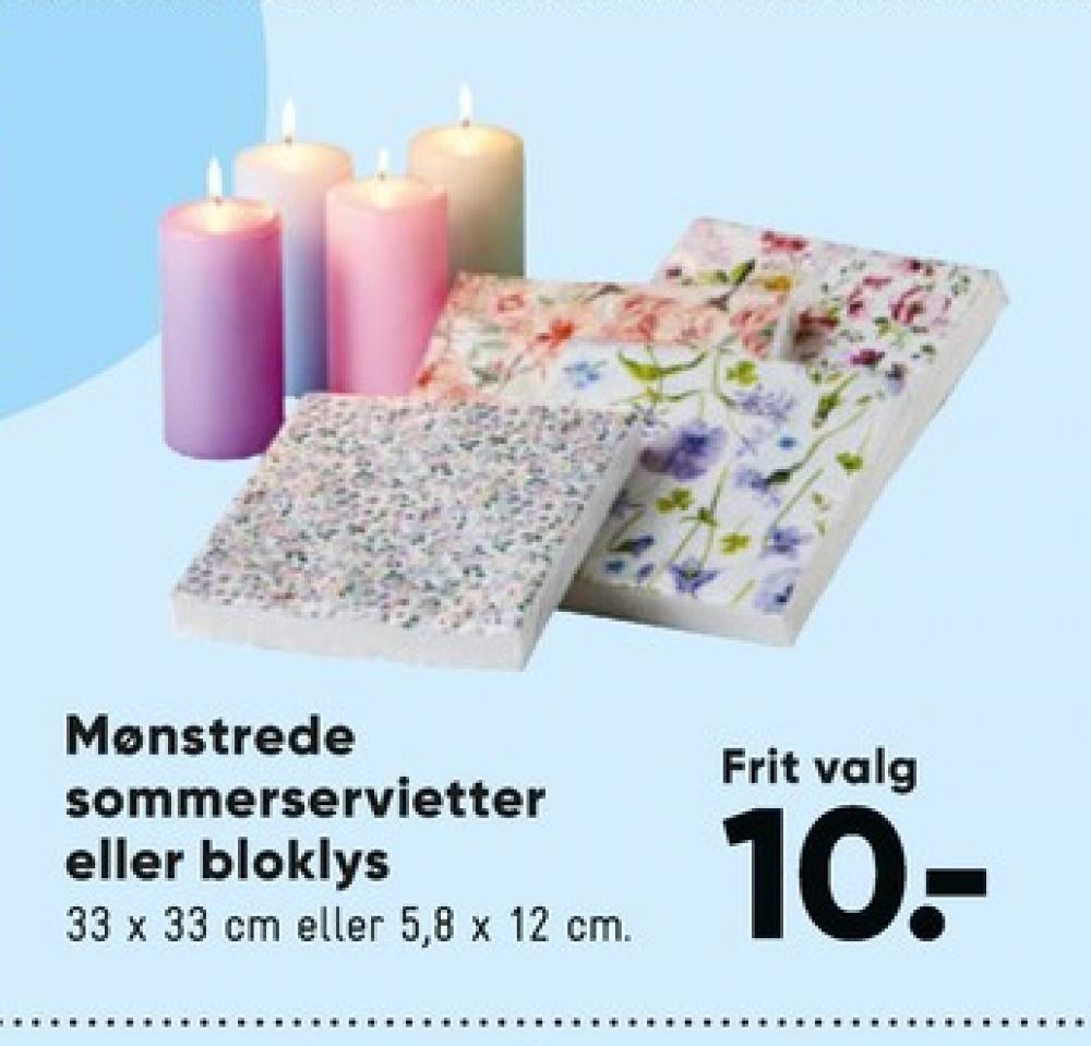 Bilka Ukendt servietter tilbud