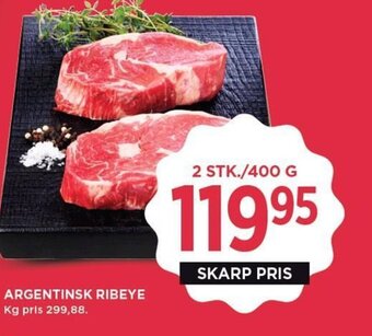 MENY ARGENTINSK RIBEYE tilbud