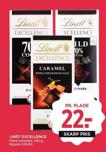 MENY LINDT EXCELLENCE tilbud