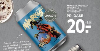 MENY ANARKIST AMERICAN BROWN ALE tilbud