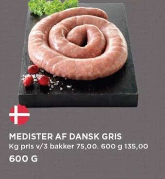 MENY MEDISTER AF DANSK GRIS tilbud