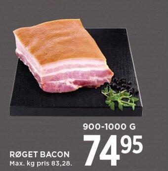 MENY RØGET BACON tilbud