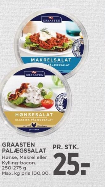 MENY GRAASTEN PÅLÆGSSALAT tilbud
