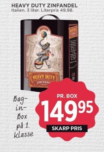 HEAVY DUTY ZINFANDEL