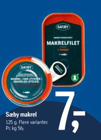Føtex Sæby makrel tilbud