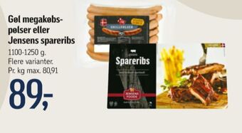 Føtex Gøl grillpølser tilbud