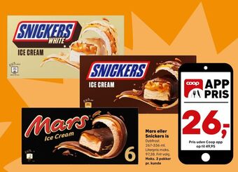 Kvickly Mars issnacks tilbud