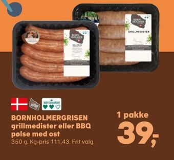 Kvickly Bornholmergrisen grillmedister tilbud