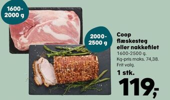 Kvickly Coop flæskesteg tilbud
