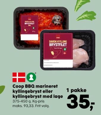 Kvickly Coop kyllingebrystfilet tilbud