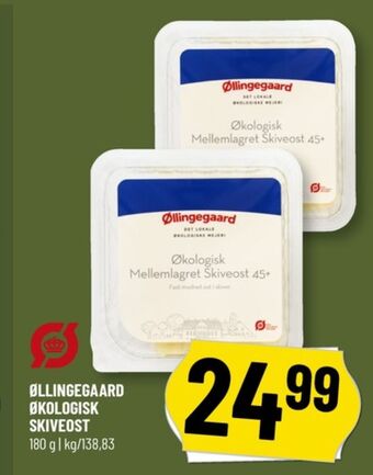 Øllingegaard skiveost mellemlagret 45+