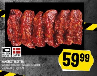 Ukendt nakkekoteletter