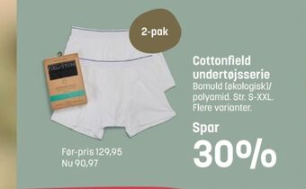 Kvickly Cottonfield tights tilbud