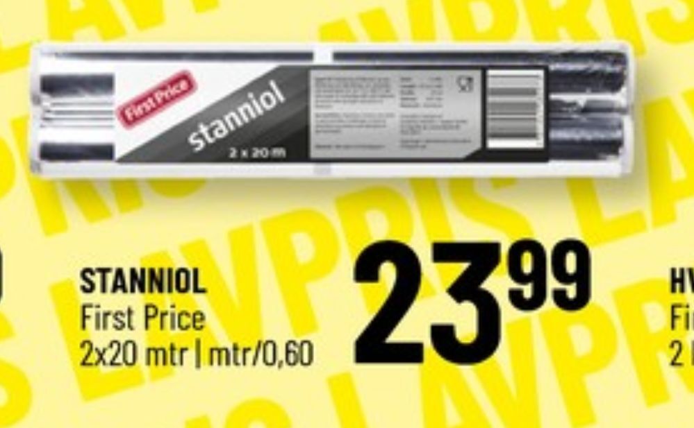 Løvbjerg First price alufolie tilbud