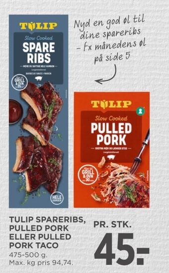 MENY Tulip spareribs tilbud