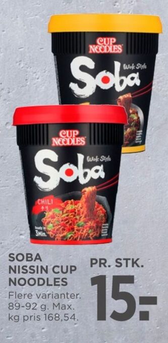 Soba instant retter