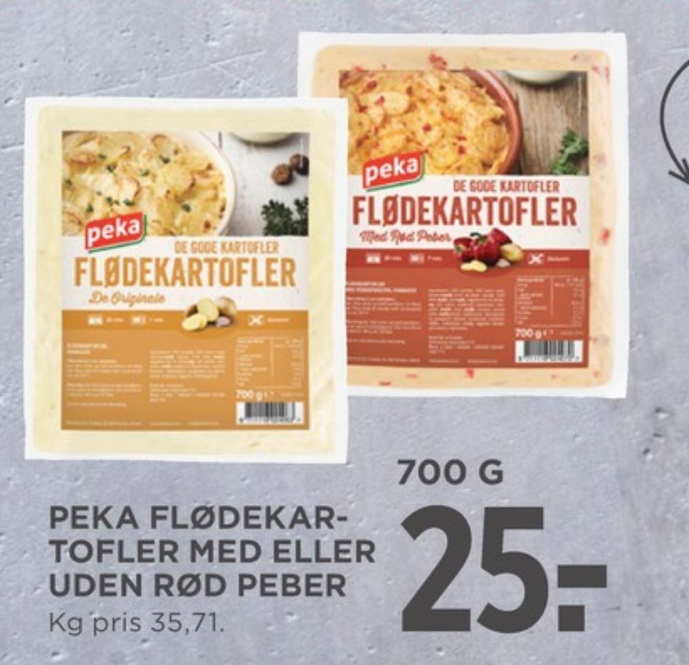 MENY Peka flødekartofler tilbud