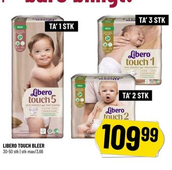 Løvbjerg Touch bleer str 5 10-14 kg tilbud