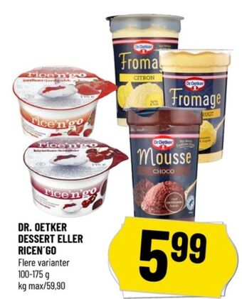 Løvbjerg Rice'n'go risdessert jordbær tilbud