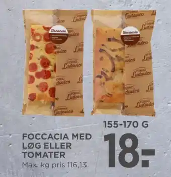 Forno ludovico foccacia med løg