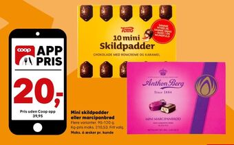 SuperBrugsen Anthon berg marcipanbrød tilbud