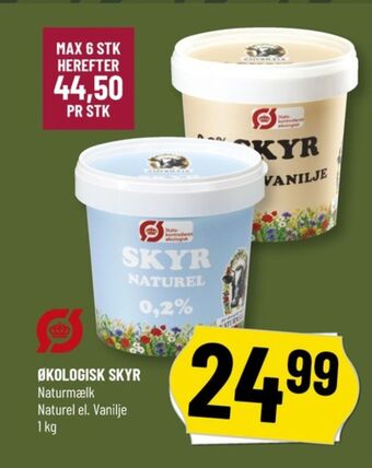 Løvbjerg Naturmælk skyr vanilje tilbud