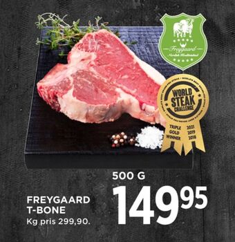 Freygaard t-bone steak