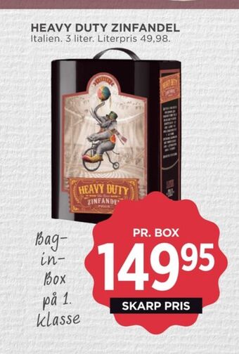 MENY Ukendt italiensk rødvin tilbud