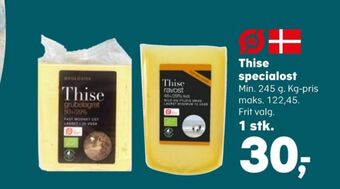 SuperBrugsen Thise skæreost ravost 48+ tilbud