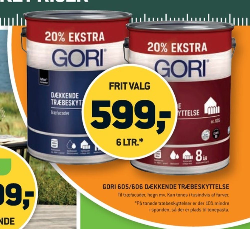XL-BYG Gori træbeskyttelse tilbud