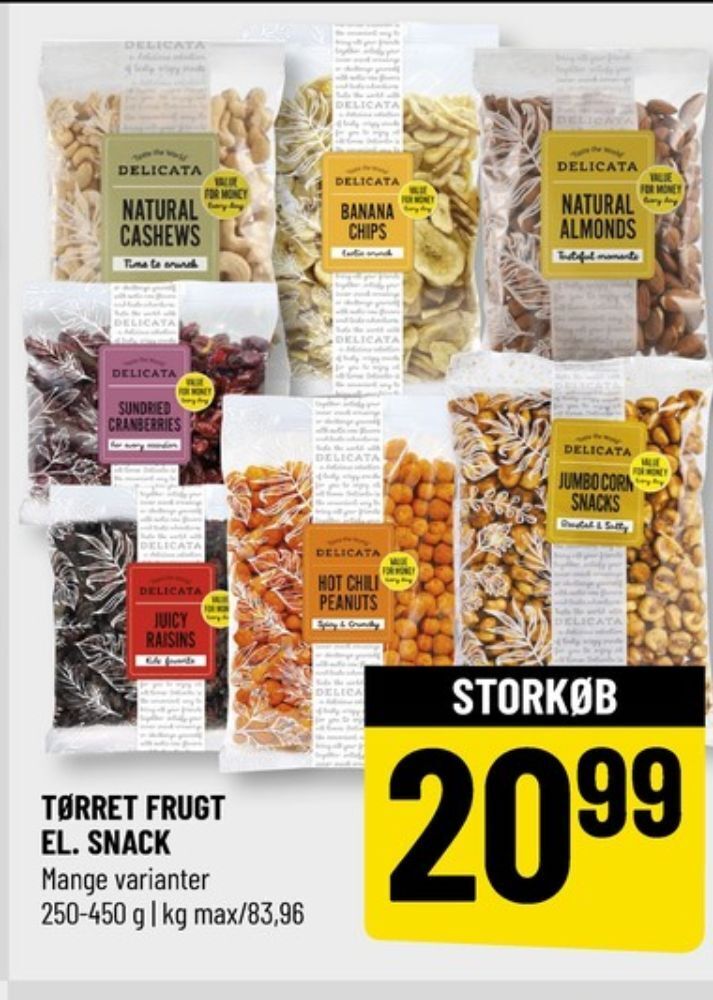 Løvbjerg Delicata cashewnødder tilbud