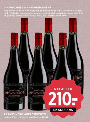 MENY Ukendt italiensk rødvin tilbud