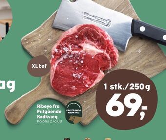 SuperBrugsen Ukendt ribeye tilbud