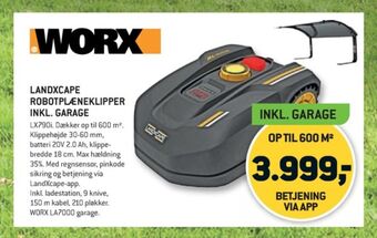 XL-BYG Landxcape robotplæneklipper tilbud