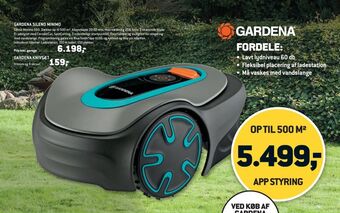 XL-BYG Gardena robotplæneklipper tilbud