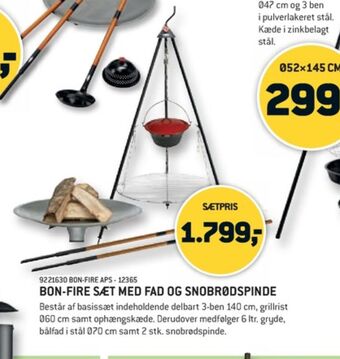 XL-BYG Bon-fire grillrist tilbud